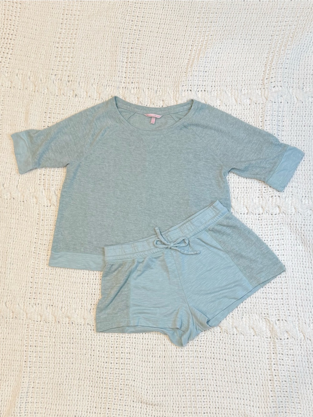 Vintage Victoria’s Secret Sage Green Knit Lounge Set.